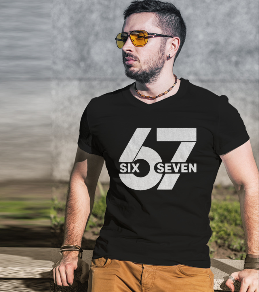 Six Seven 67 Meme Trendy Design T-Shirt