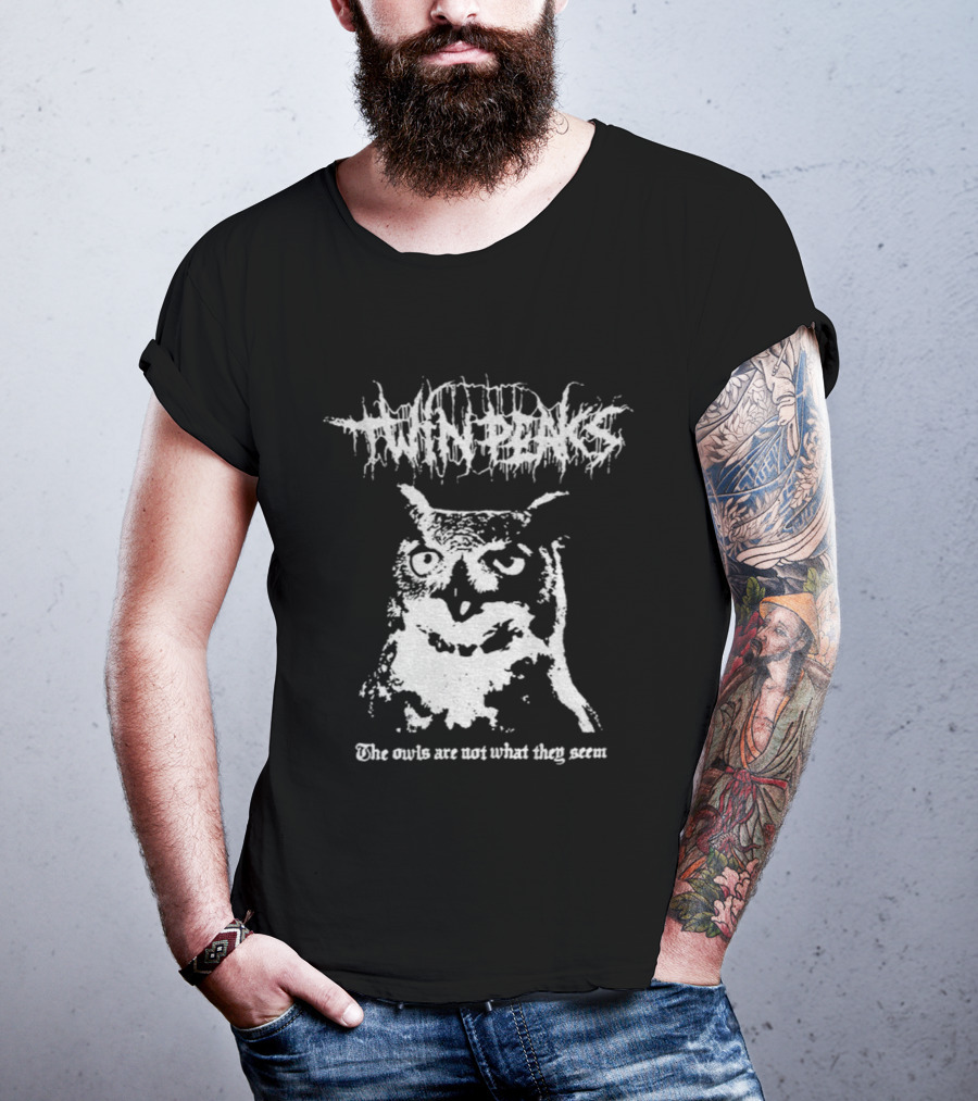 Twin Peaks The Owls Are Not What They Seem Mysterious Owl Graphic T-Shirt