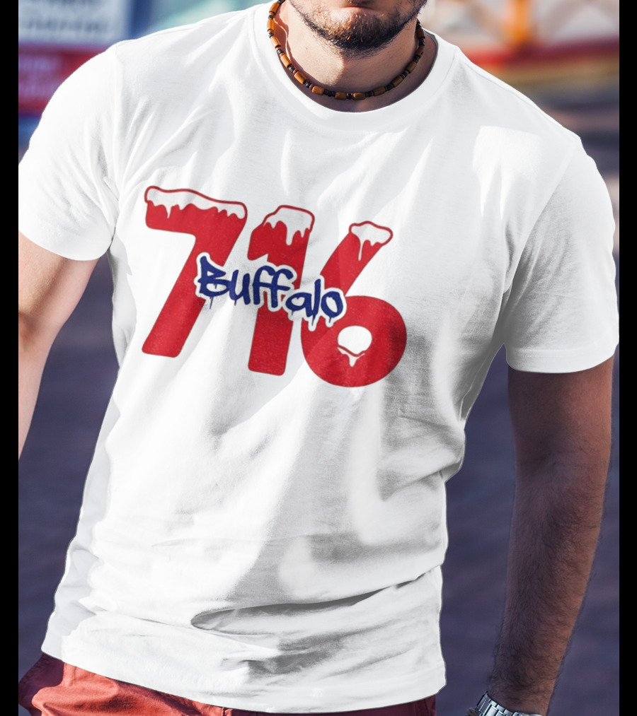 Buffalo 716 NFL Football Snow Christmas 2025 Bills Cold T-Shirt