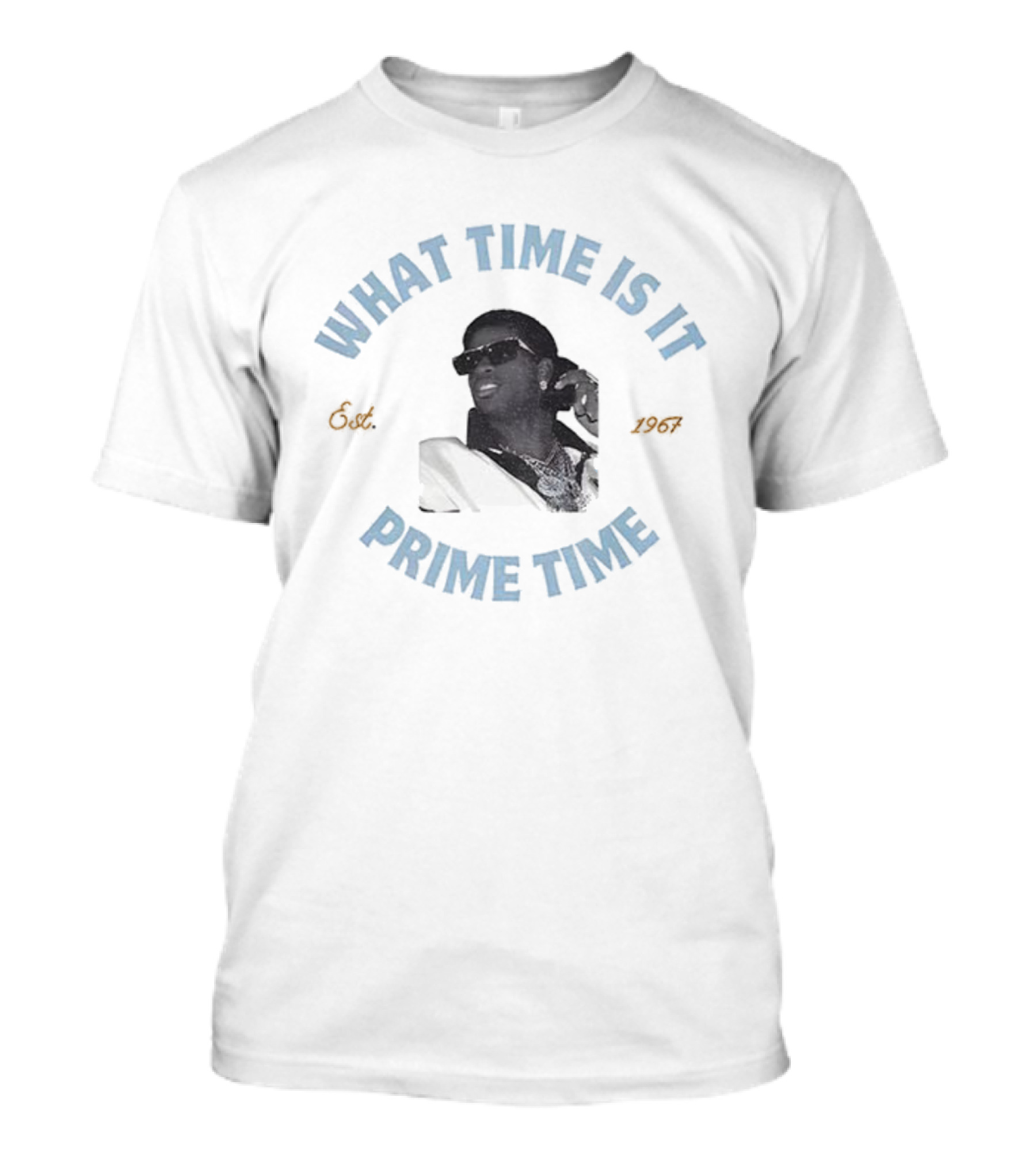 Deion Sanders Coach Prime What Time Is It Prime Time T-Shirt