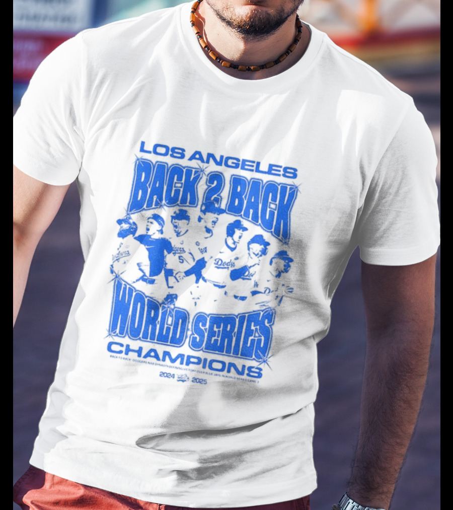 Los Angeles Back 2 Back World Series Champions 1992-1993 T-Shirt