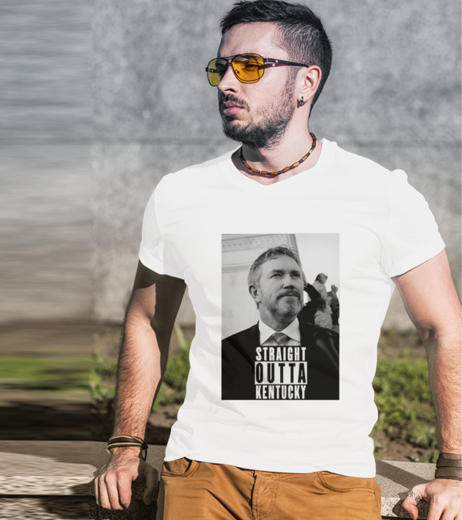 Straight Outta Kentucky Thomas Massie 2025 T-Shirt