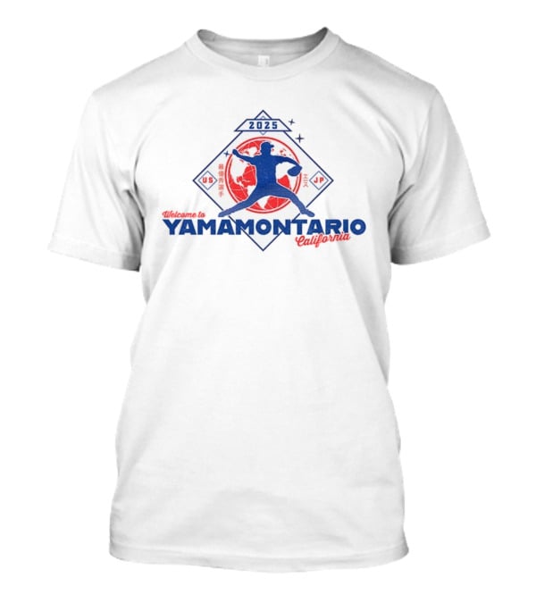 Los Angeles Dodgers Yoshinobu Yamamoto Yamamontario California 2025 World Series T-Shirt