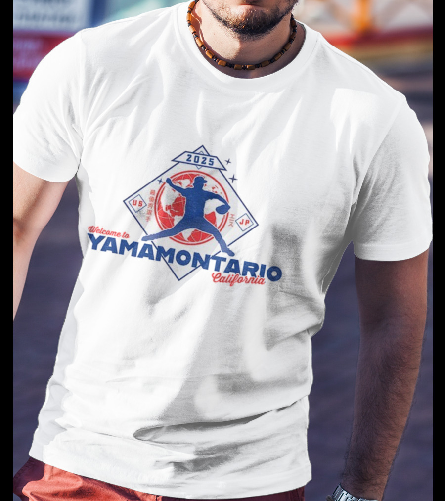 Los Angeles Dodgers Yoshinobu Yamamoto Yamamontario California 2025 World Series T-Shirt
