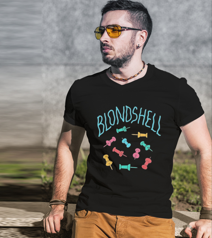 Blondshell Colorful Thumbtack Collection T-Shirt