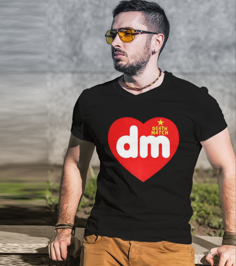 DM DeathMatch Heart Beanbag Bear T-Shirt
