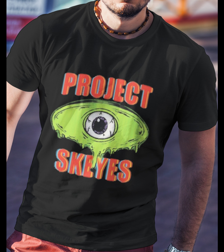 Project Skeyes Groovy Society Eye Motif T-Shirt