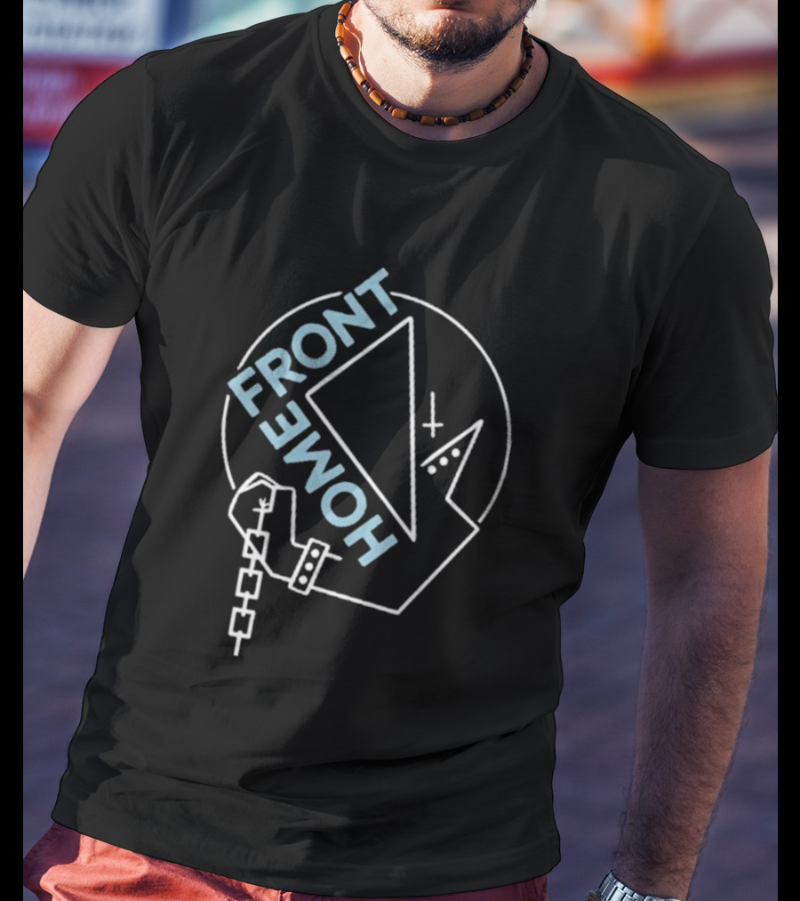 Home Front Young Offender Chain And Geometric Symbol T-Shirt