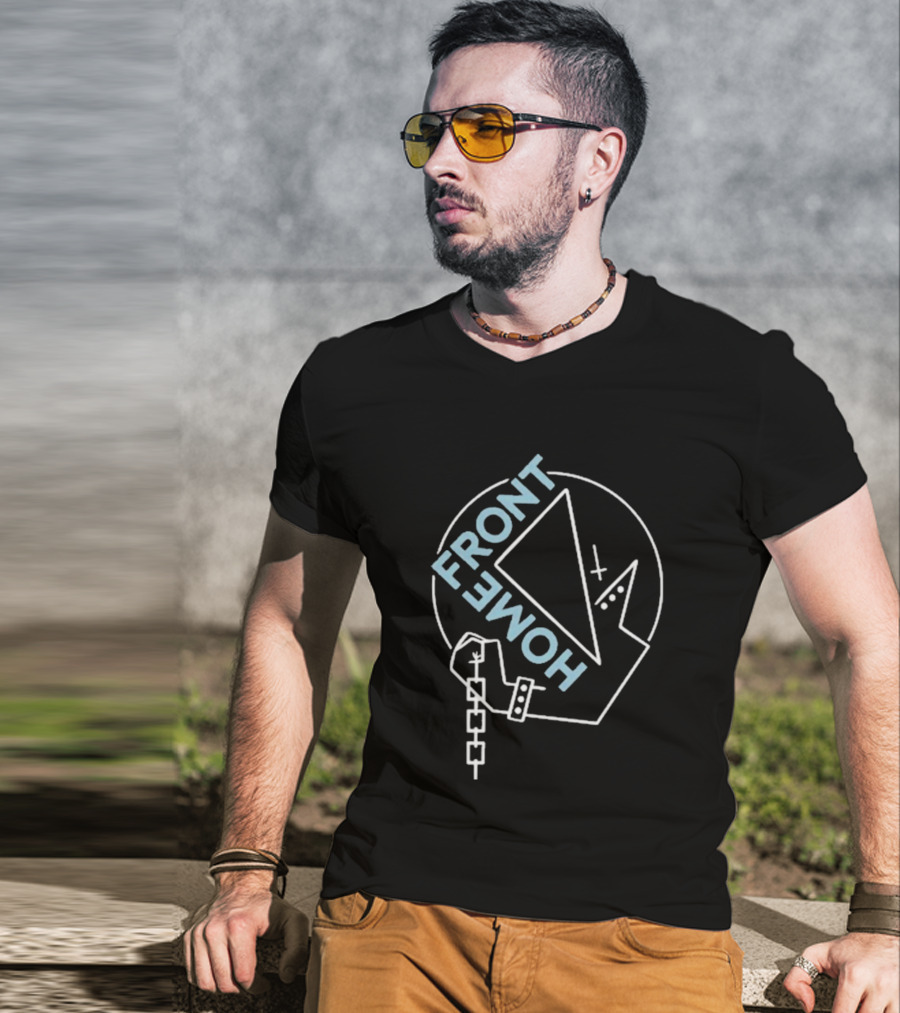 Home Front Young Offender Chain And Geometric Symbol T-Shirt