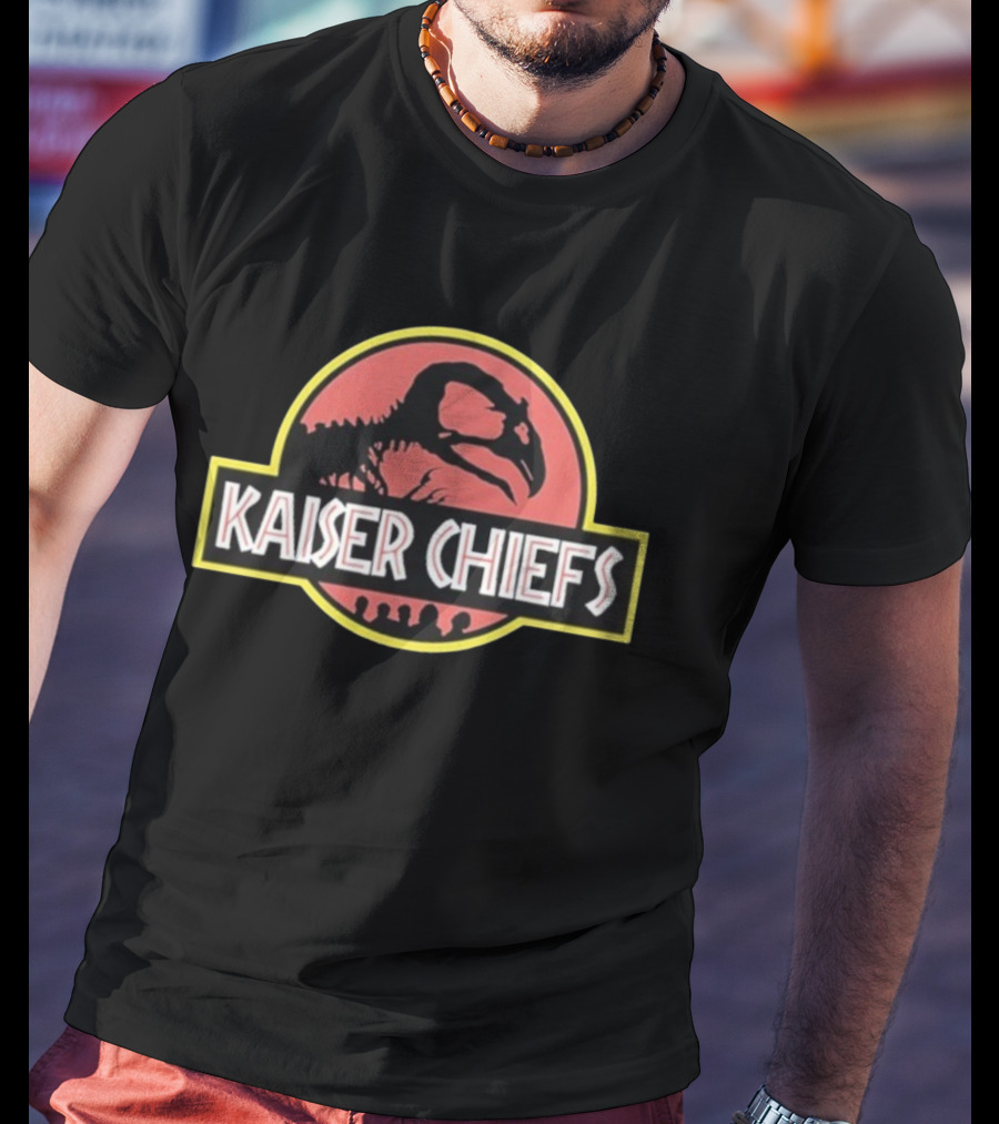 Kaiser Chiefs Jurassic Park T-Rex Skeleton Collaboration T-Shirt
