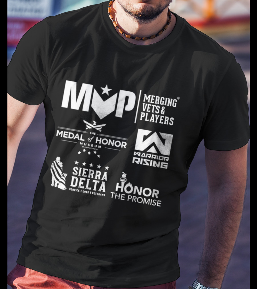 Merging Vets And Players Medal Of Honor Museum Warrior Rising Sierra Delta Honor The Promise T-Shirt