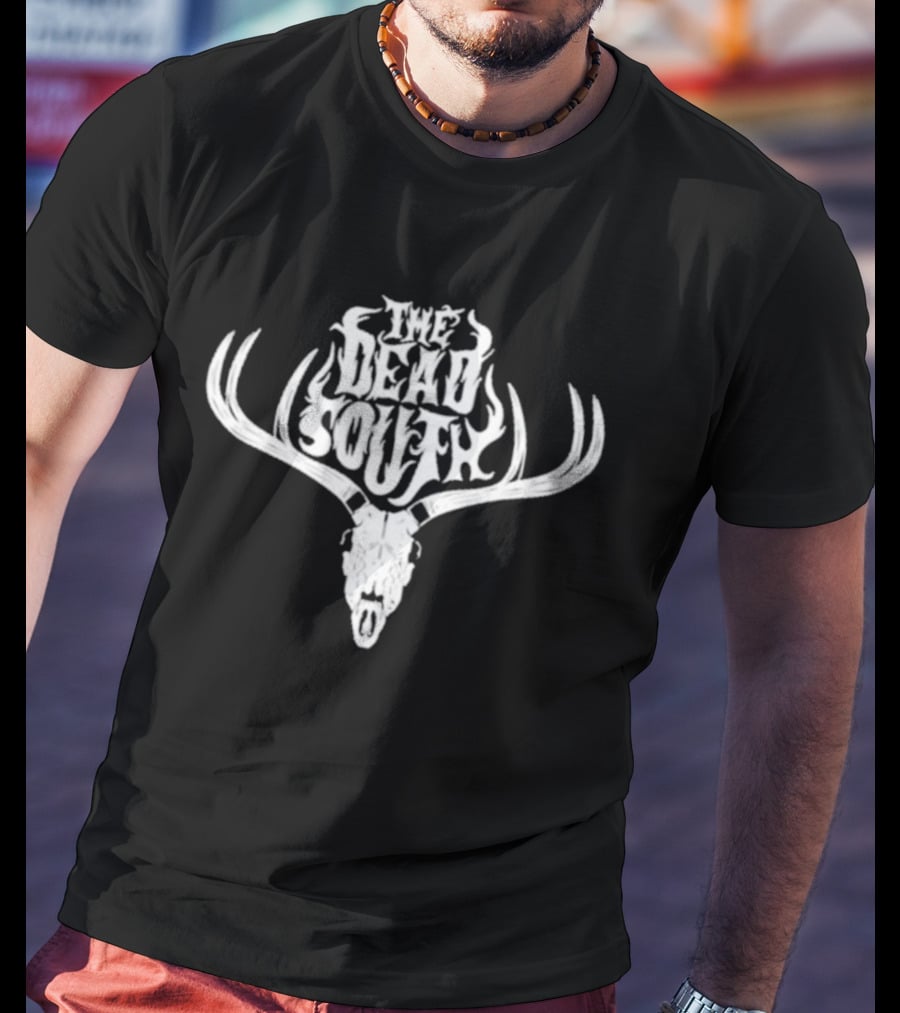 The Dead South Antler Skull Branding T-Shirt