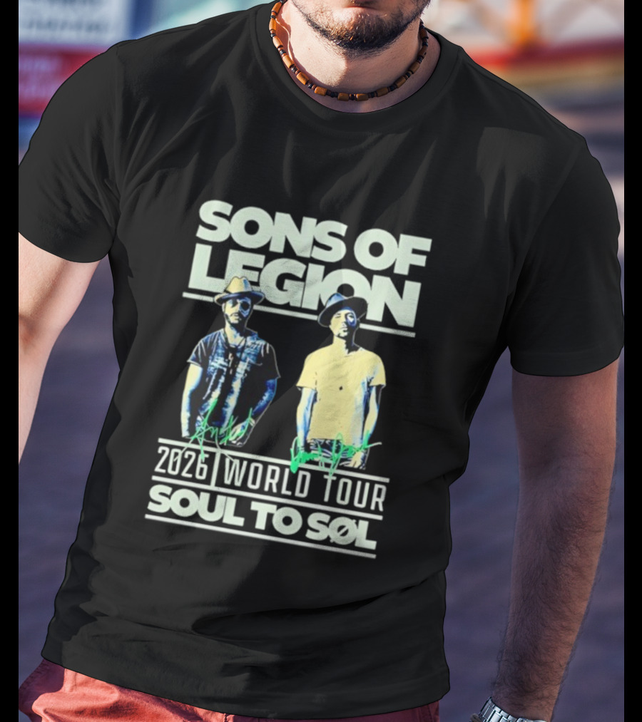 Sons Of Legion 2026 World Tour Soul To SoL Adam McInnis And Daddy Jack T-Shirt
