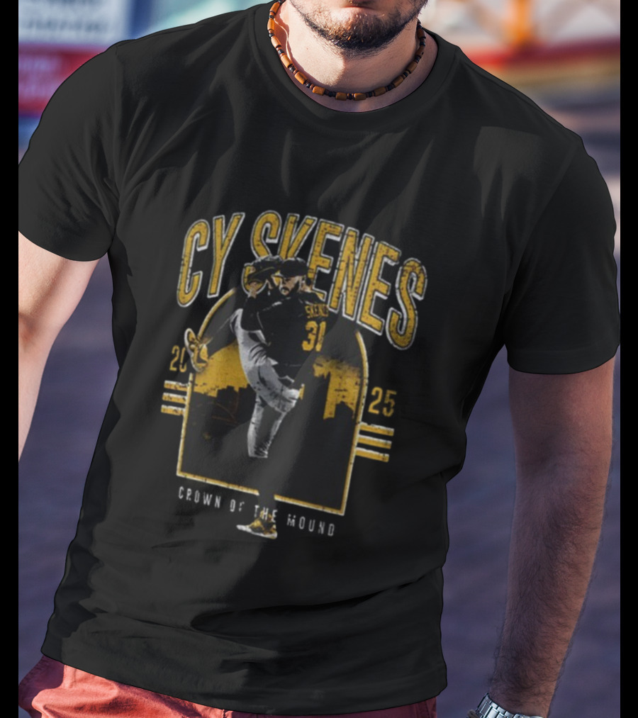 Cy Skenes 30 Pittsburgh Crown Of The Mound 2025 T-Shirt