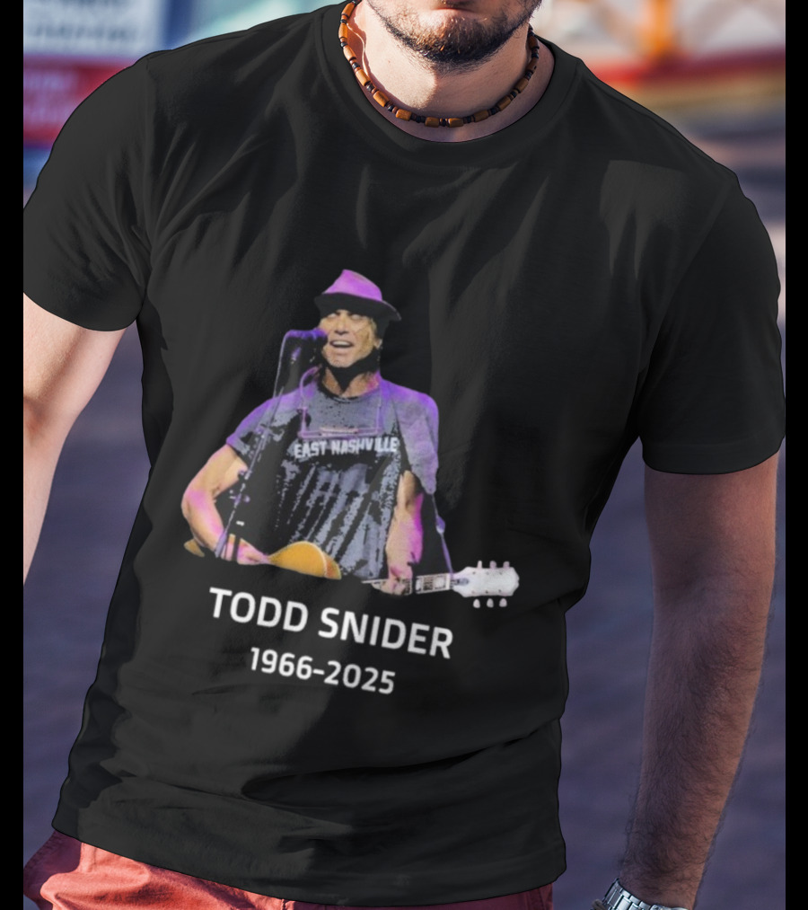 Todd Snider East Nashville Legend Rest In Peace 1966 2025 T-Shirt