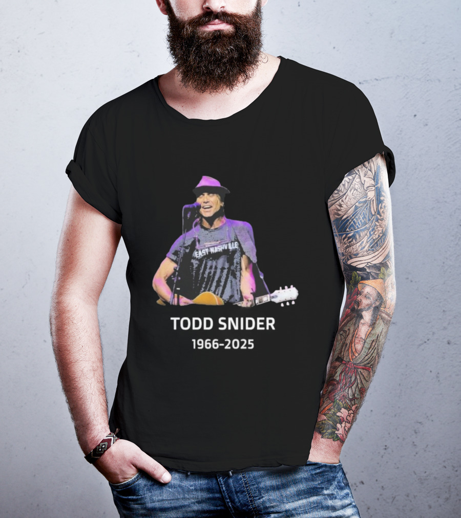 Todd Snider East Nashville Legend Rest In Peace 1966 2025 T-Shirt