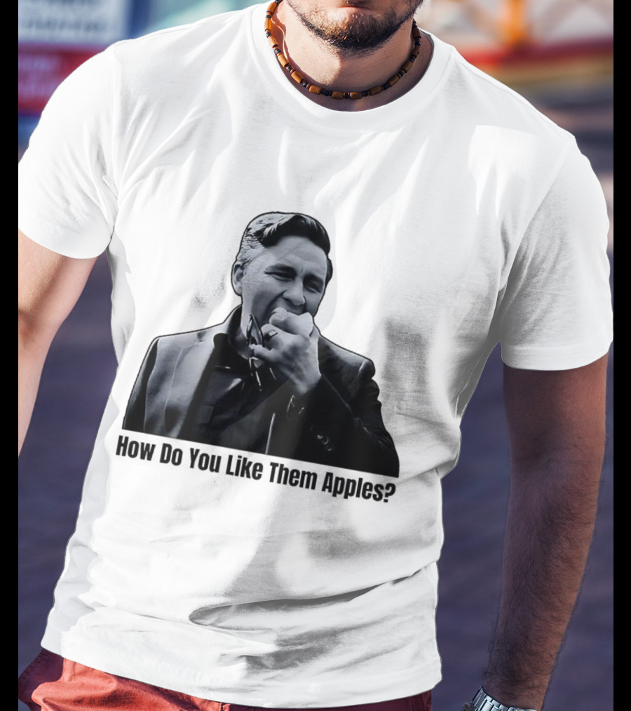 Pierre Poilievre Eating Apple Meme How Do You Like Them Apples T-Shirt