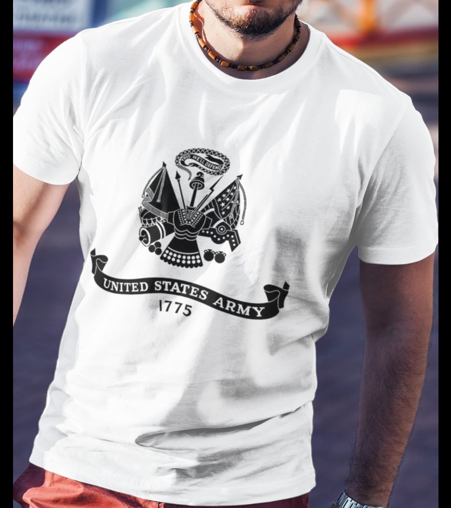 United States Army 250th Anniversary 1775 Emblem Celebration T-Shirt