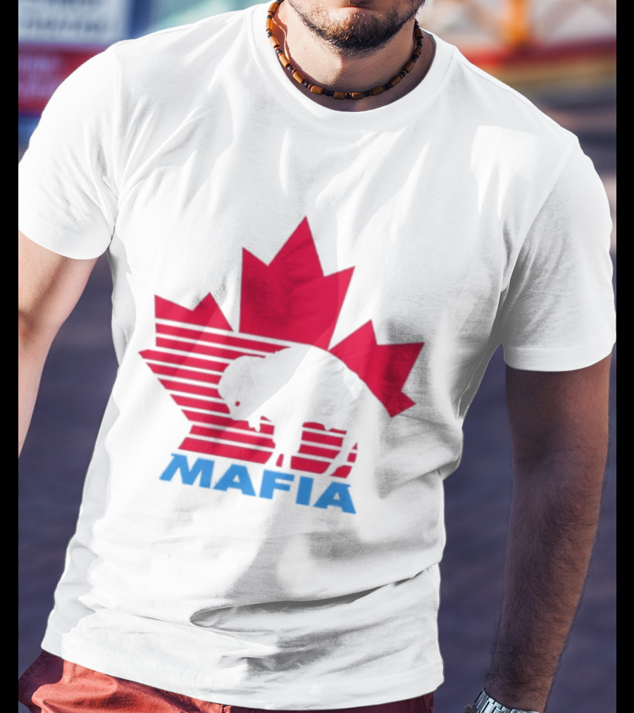 Canada Mafia Buffalo Bills Maple Leaf Buffalo Silhouette T-Shirt