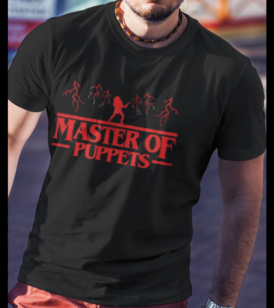 Eddie Munson Master Of Puppets Stranger Things T-Shirt