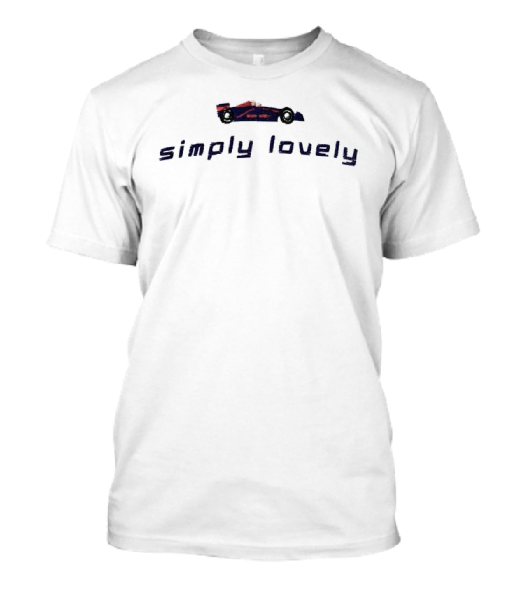F1 Max Verstappen Simply Lovely Racing Car Design T-Shirt