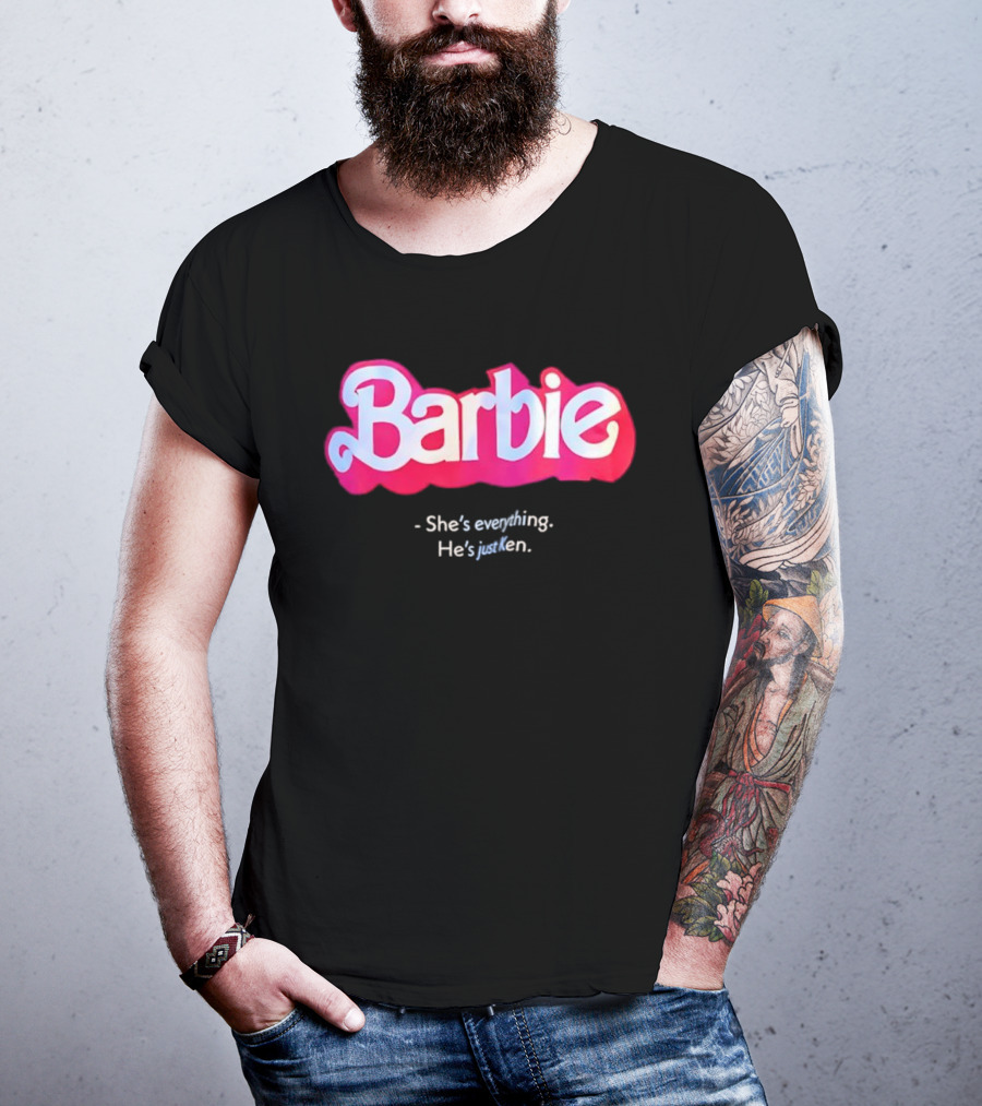 Barbie She's Everything He's Just Ken Movie T-Shirt