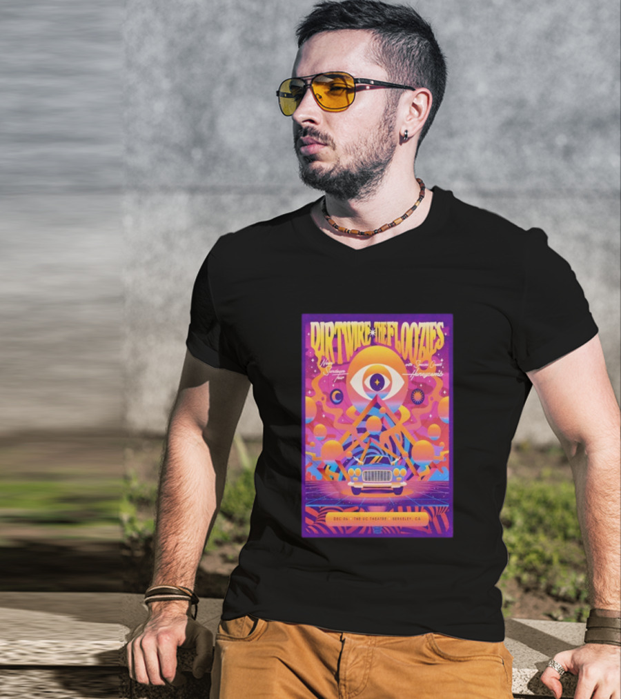 Dirtwire The Floozies UC Theatre Berkeley California December 6th 2025 Surreal Dream Tour Cosmic Vibrations Honeycomb T-Shirt