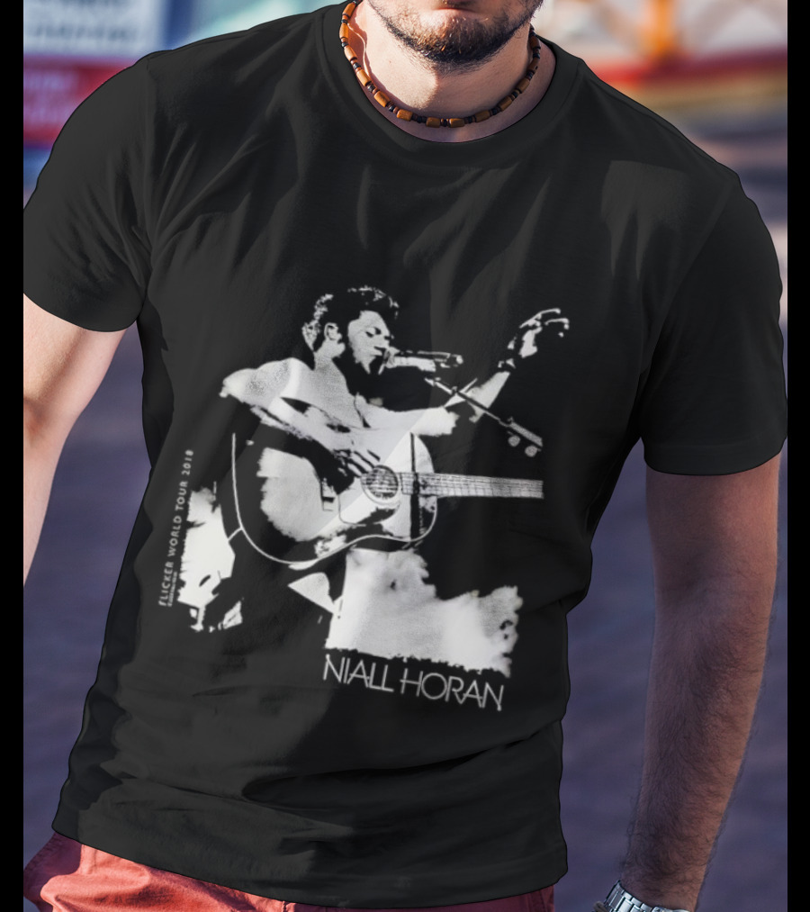 Niall Horan Flicker World Tour 2018 Acoustic Illustration T-Shirt