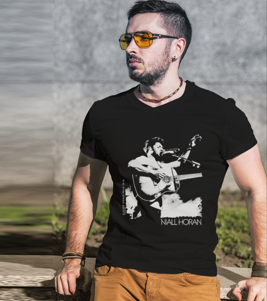 Niall Horan Flicker World Tour 2018 Acoustic Illustration T-Shirt