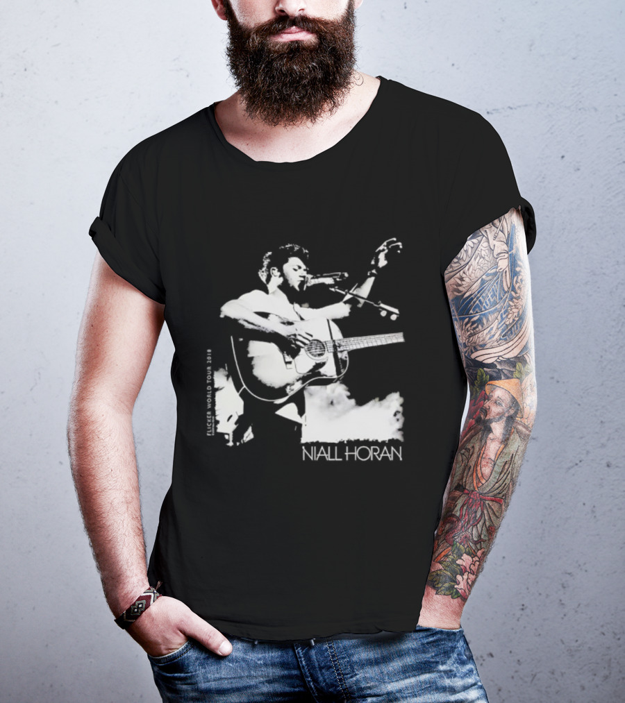 Niall Horan Flicker World Tour 2018 Acoustic Illustration T-Shirt