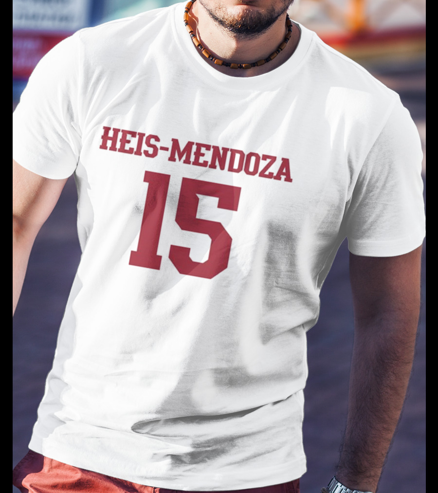 HEIS-MENDOZA 15 Team Spirit Number Jersey T-Shirt
