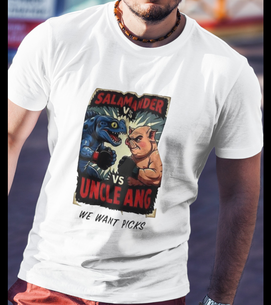 Salamander Vs Uncle Ang Boxing Showdown T-Shirt