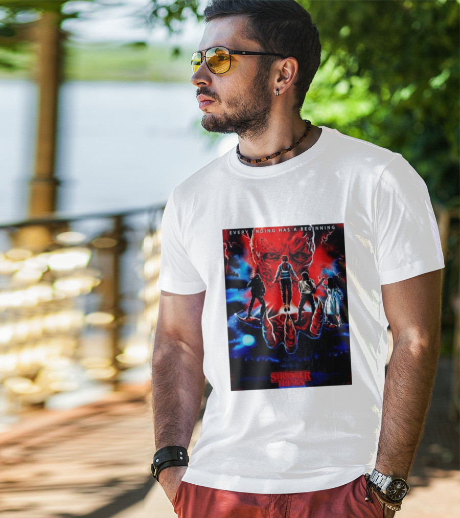 Stranger Things Every Ending Has A Beginning Halloween T-Shirt