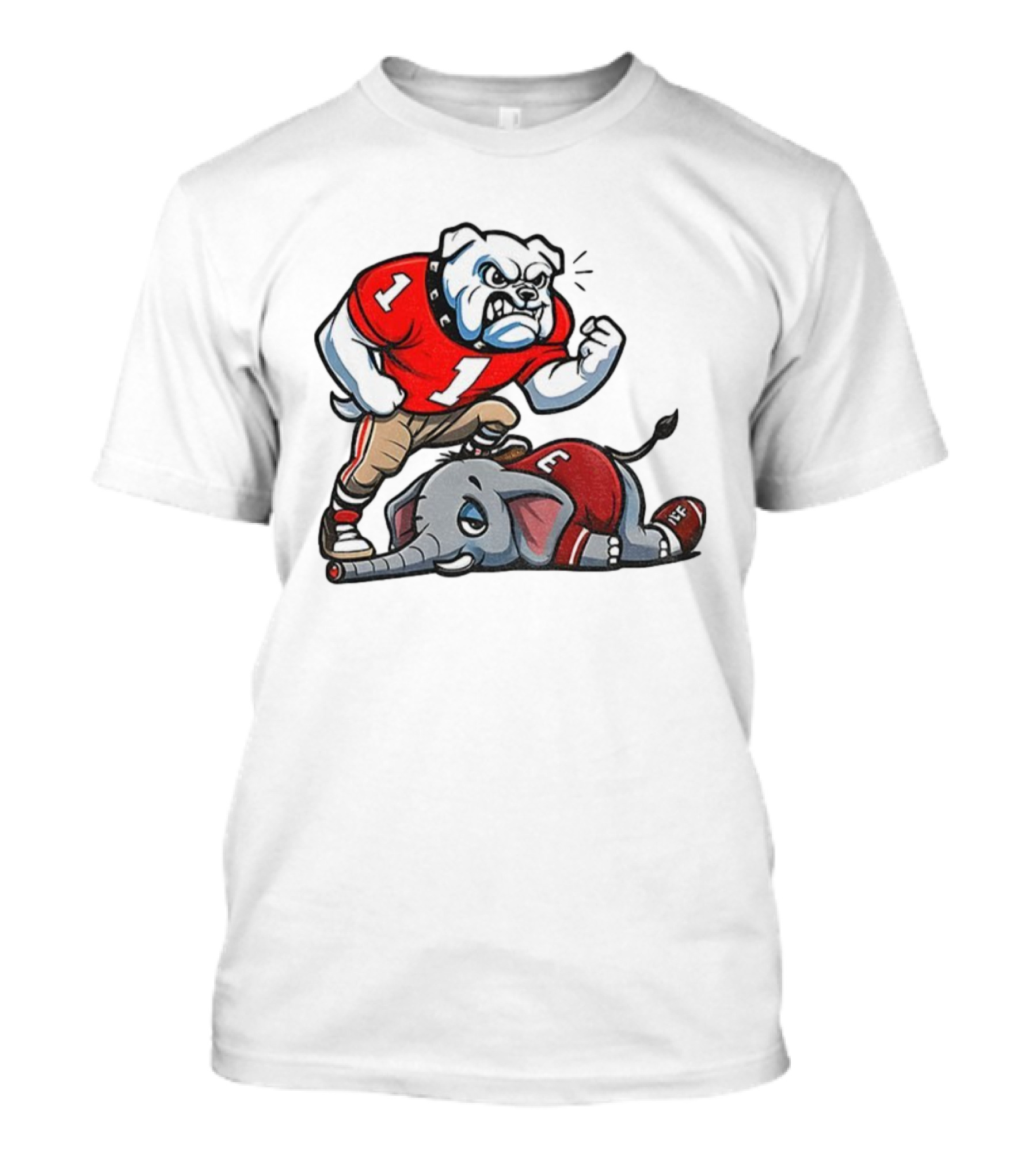 UGA Bulldogs Defeat Alabama SEC Champions Rivalry Football Victory T-Shirt