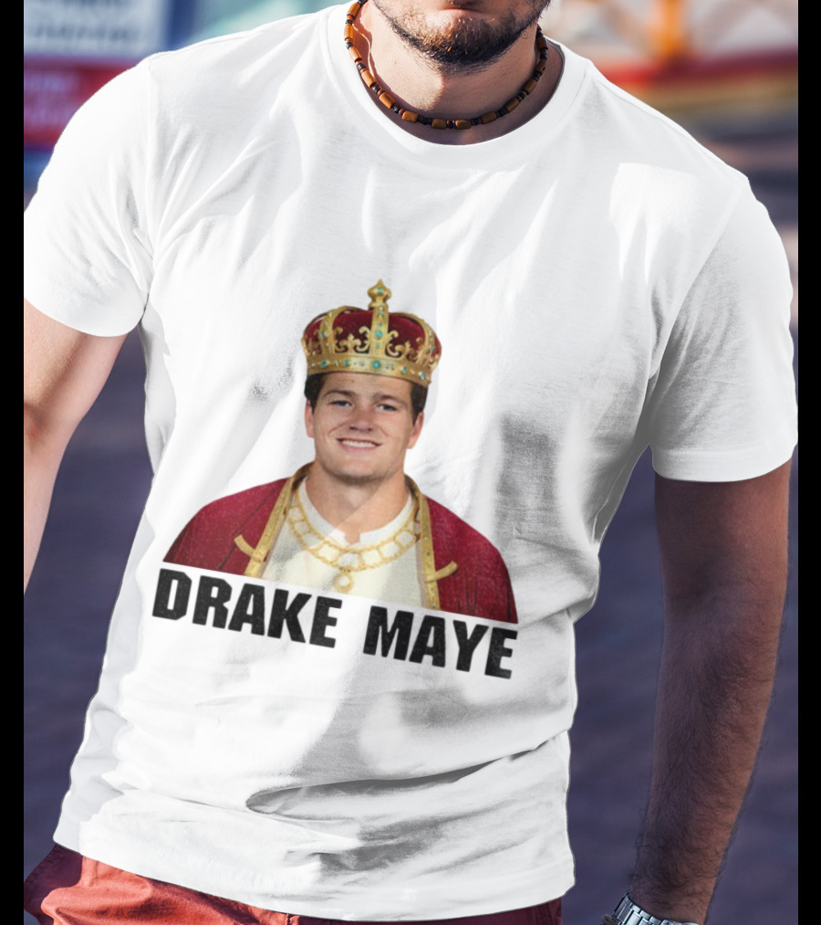 Drake Maye King Black Series New England Patriots NFL Football 2025 T-Shirt