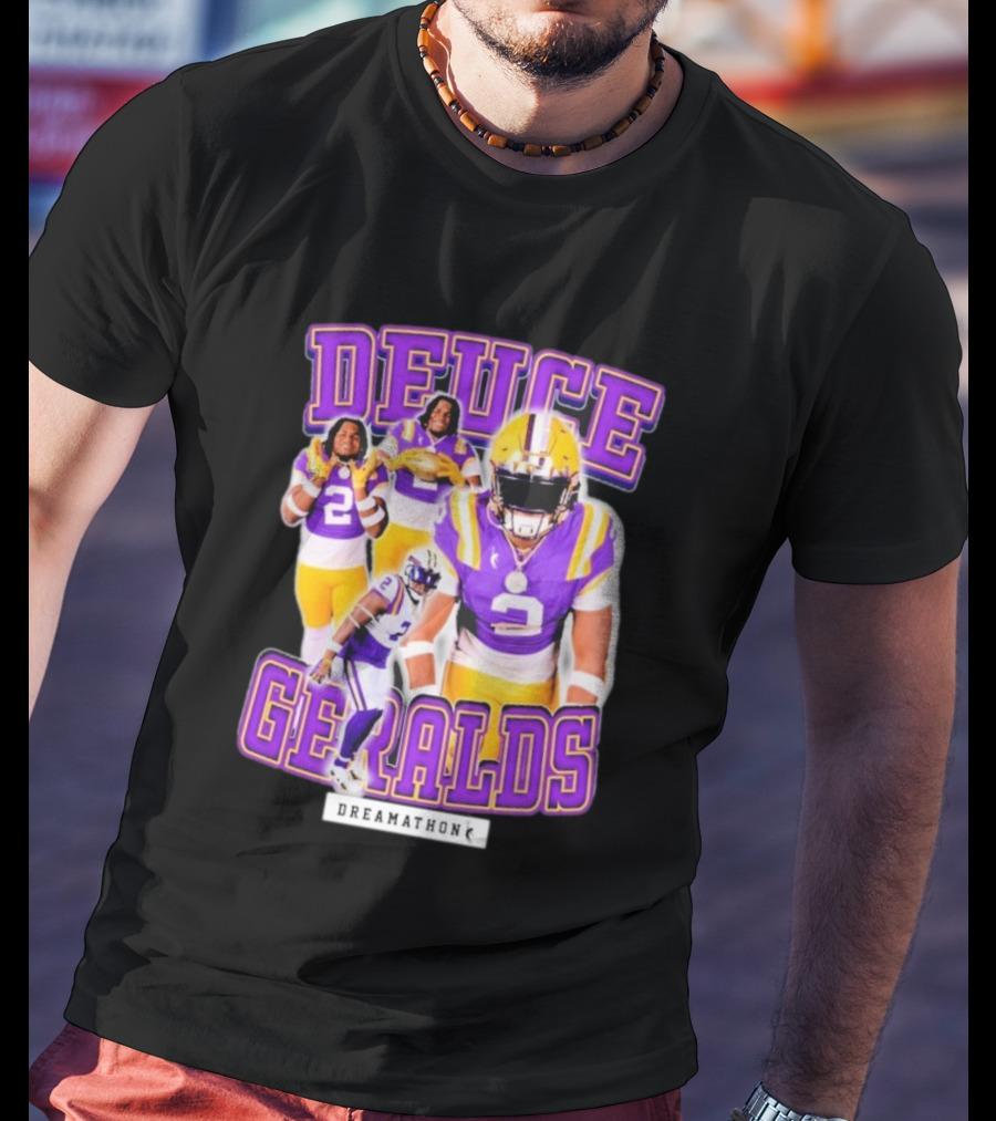 Deuce Geralds Dreamathon Football Player Highlights T-Shirt