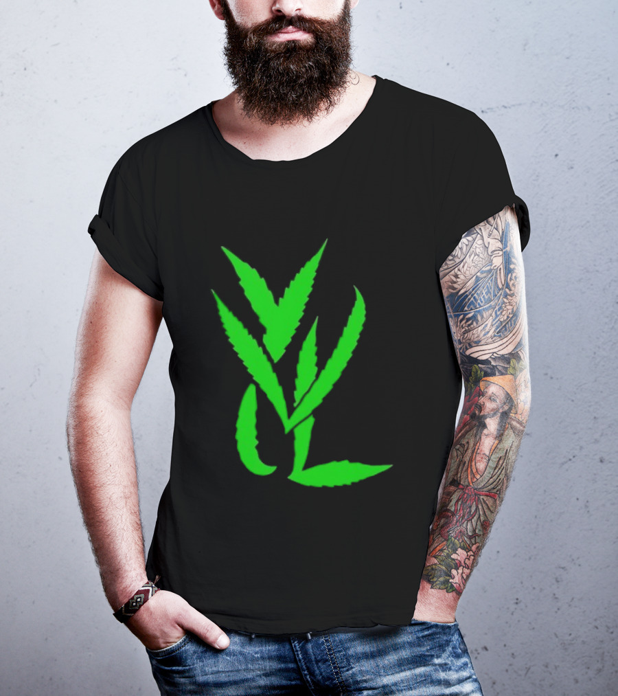 Leaves Green YVL Nature-Inspired Concept T-Shirt