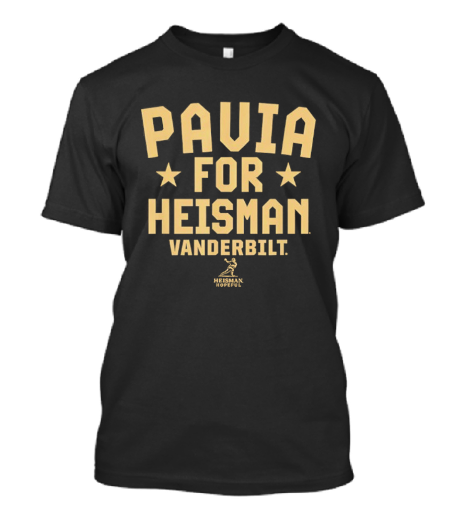 Vanderbilt Commodores Pavia For Heisman Vanderbilt Football T-Shirt