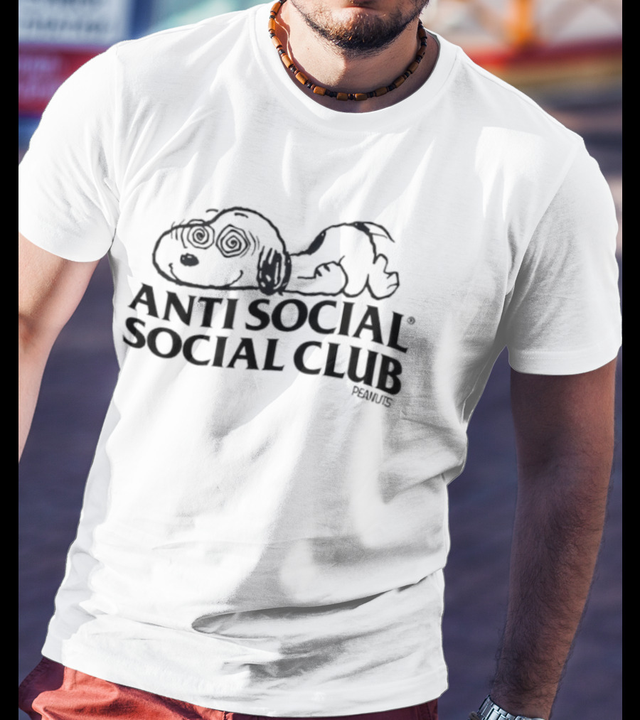ASSC Peanuts Anti Social Social Club Snoopy Collaboration T-Shirt