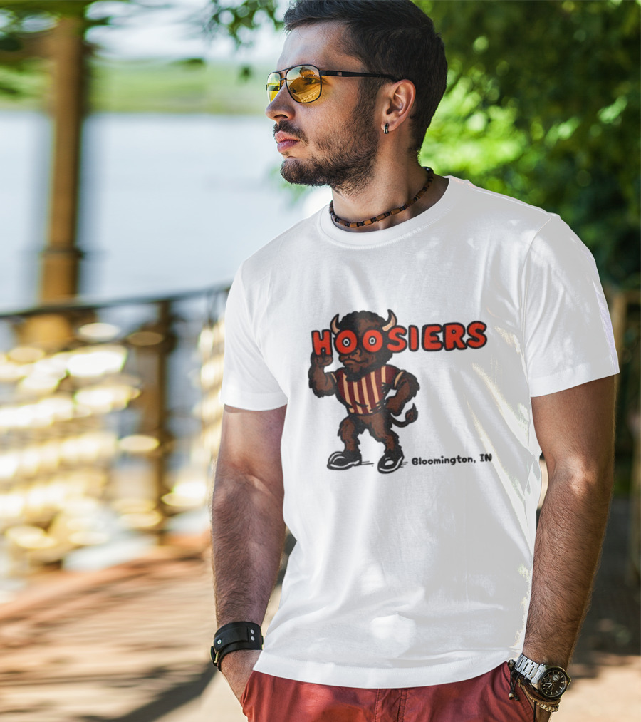 Hoosiers Bison Bloomington IN Indiana Hoosiers Football NFL 2025 T-Shirt