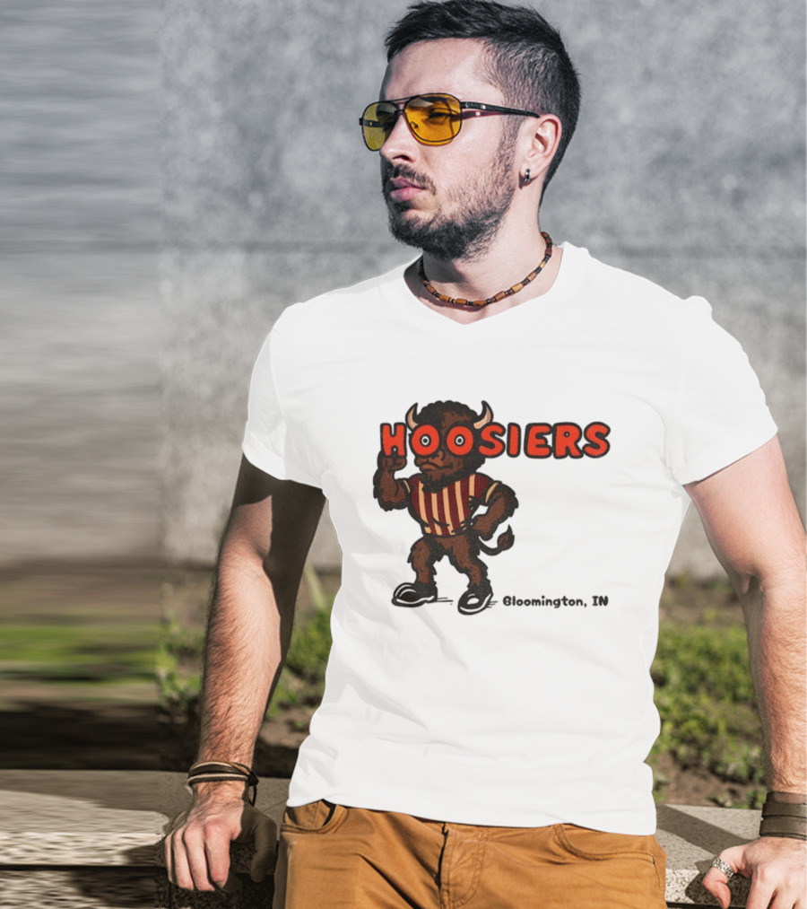 Hoosiers Bison Bloomington IN Indiana Hoosiers Football NFL 2025 T-Shirt