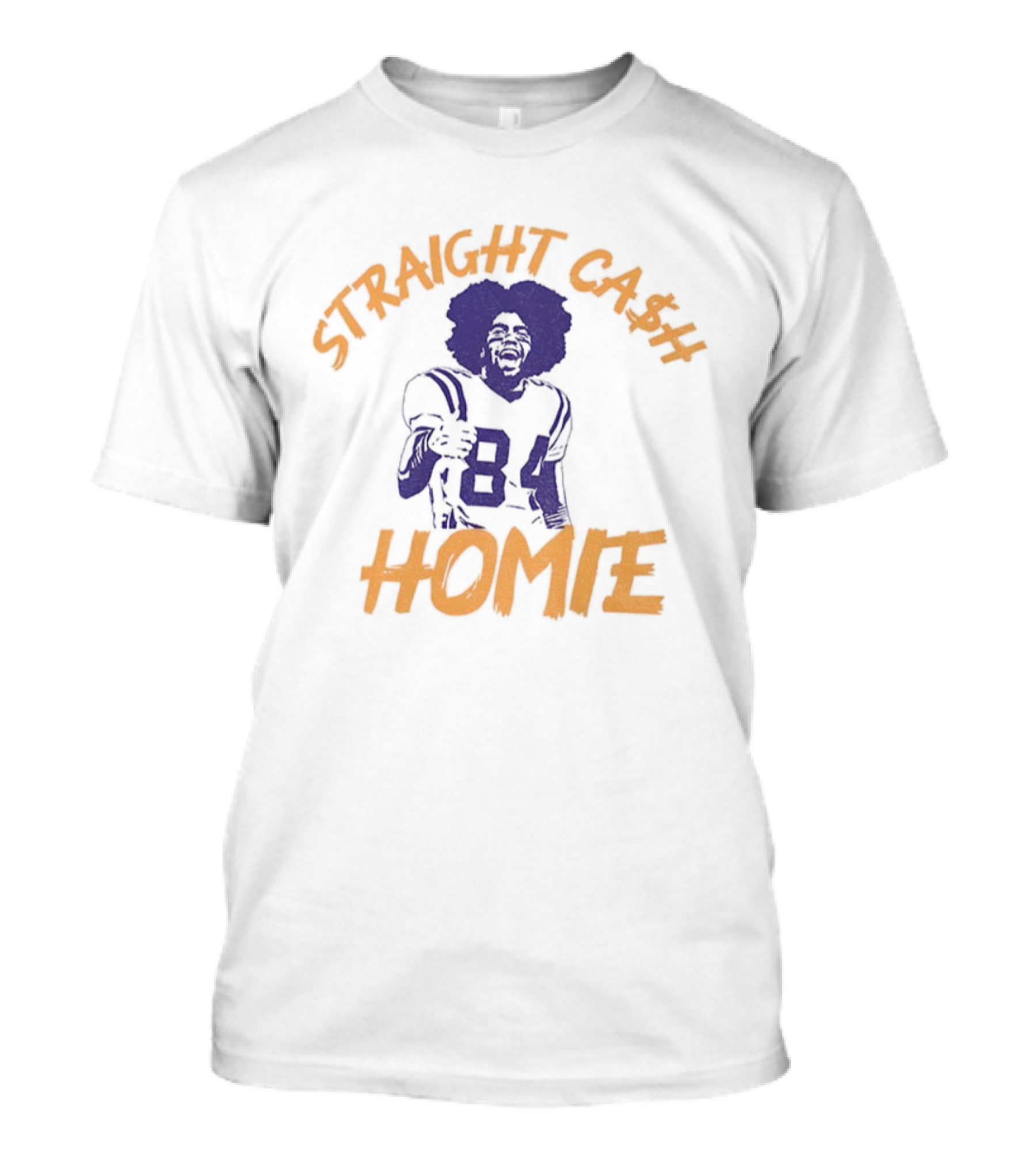 Randy Moss 84 Straight Cash Homie Minnesota Football T-Shirt