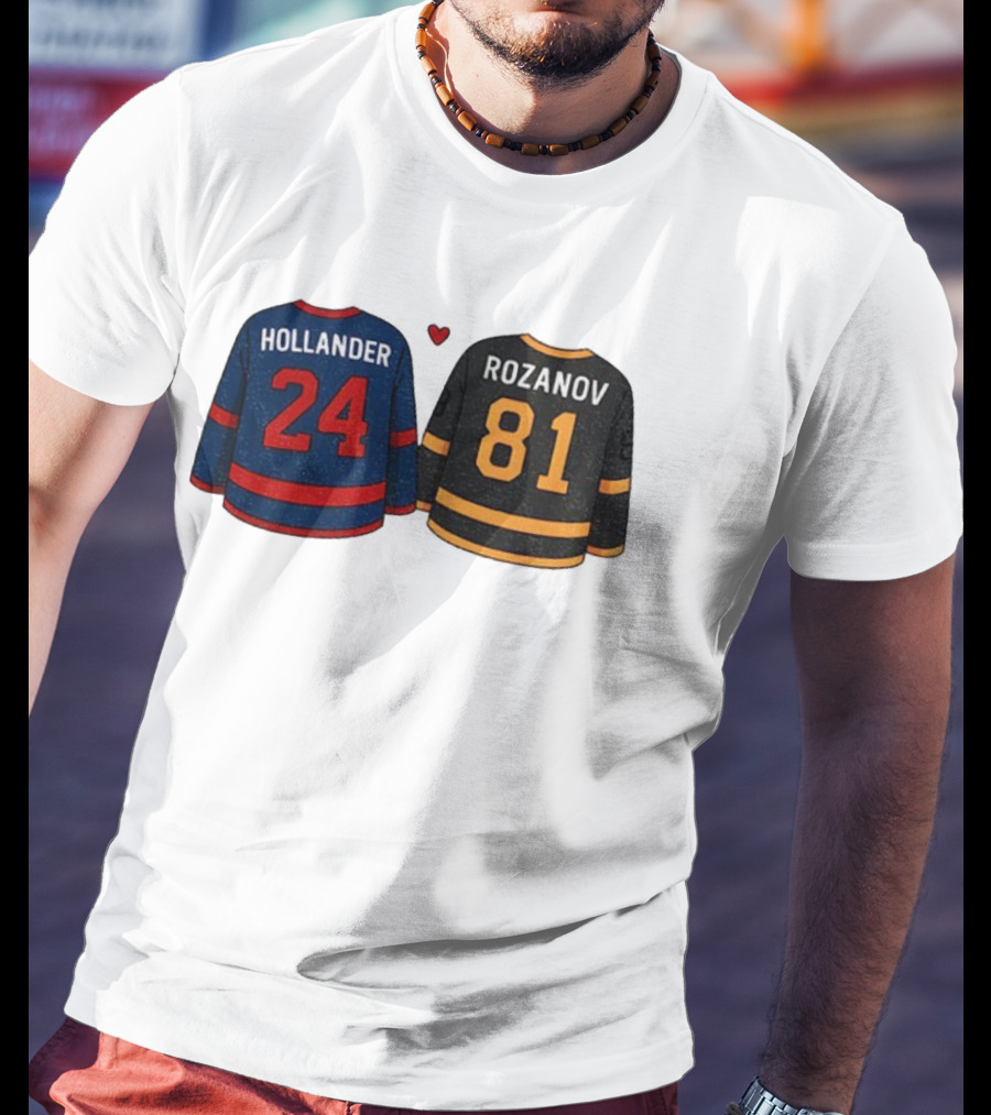 Hollander 24 Rozanov 81 Heated Rivalry Hockey Lovers T-Shirt