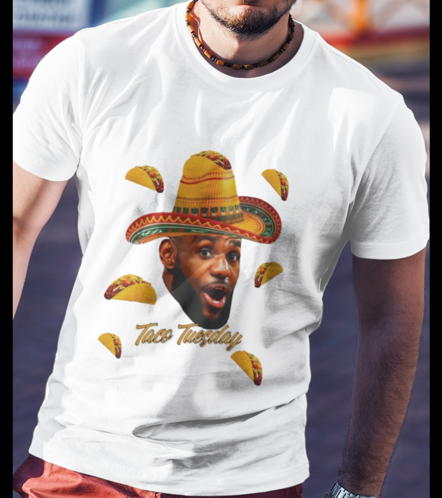 Taco Bell LeBron James Sombrero Taco Tuesday T-Shirt