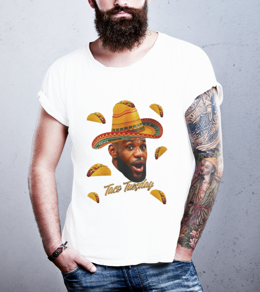 Taco Bell LeBron James Sombrero Taco Tuesday T-Shirt