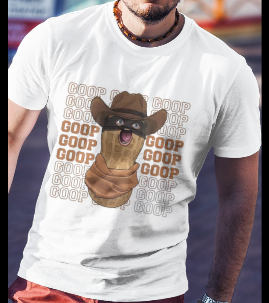 GOOP Burnt Peanut Meme Cowboy Avocado Bandit T-Shirt