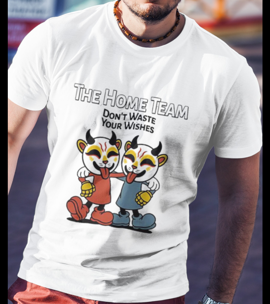 The Home Team Don’t Waste Your Wishes Album Playful Characters T-Shirt