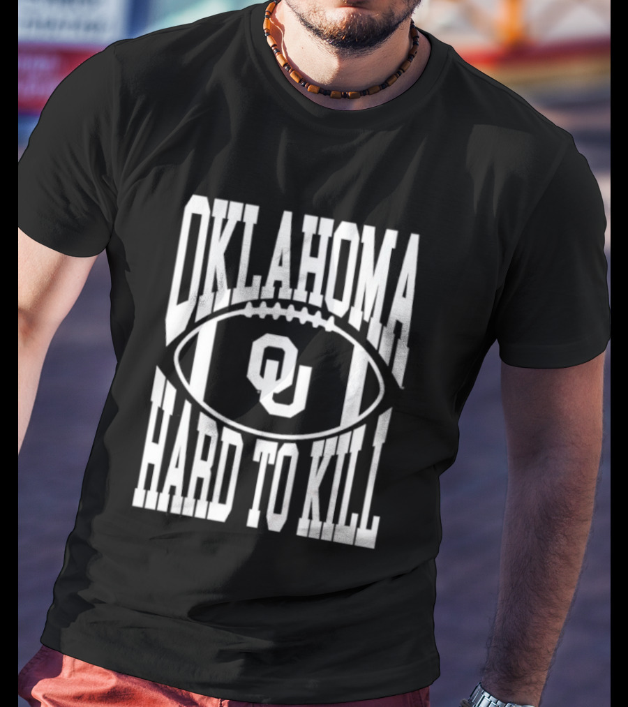 Oklahoma Hard To Kill Football O Logo T-Shirt