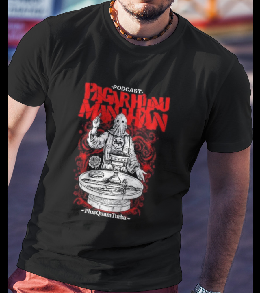 Pagar Hijau Manahan Plus Quam Turba Mystical Figure T-Shirt