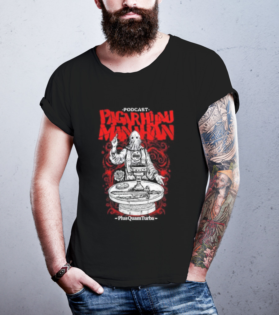 Pagar Hijau Manahan Plus Quam Turba Mystical Figure T-Shirt